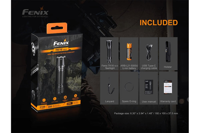 Ліхтар Fenix TK16 V2.0 Фото 3